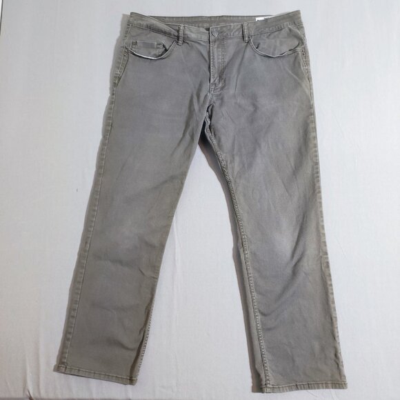 Buffalo jeans Sam slim straight men's size 38X32 grey colour stretch extensible - Picture 1 of 13